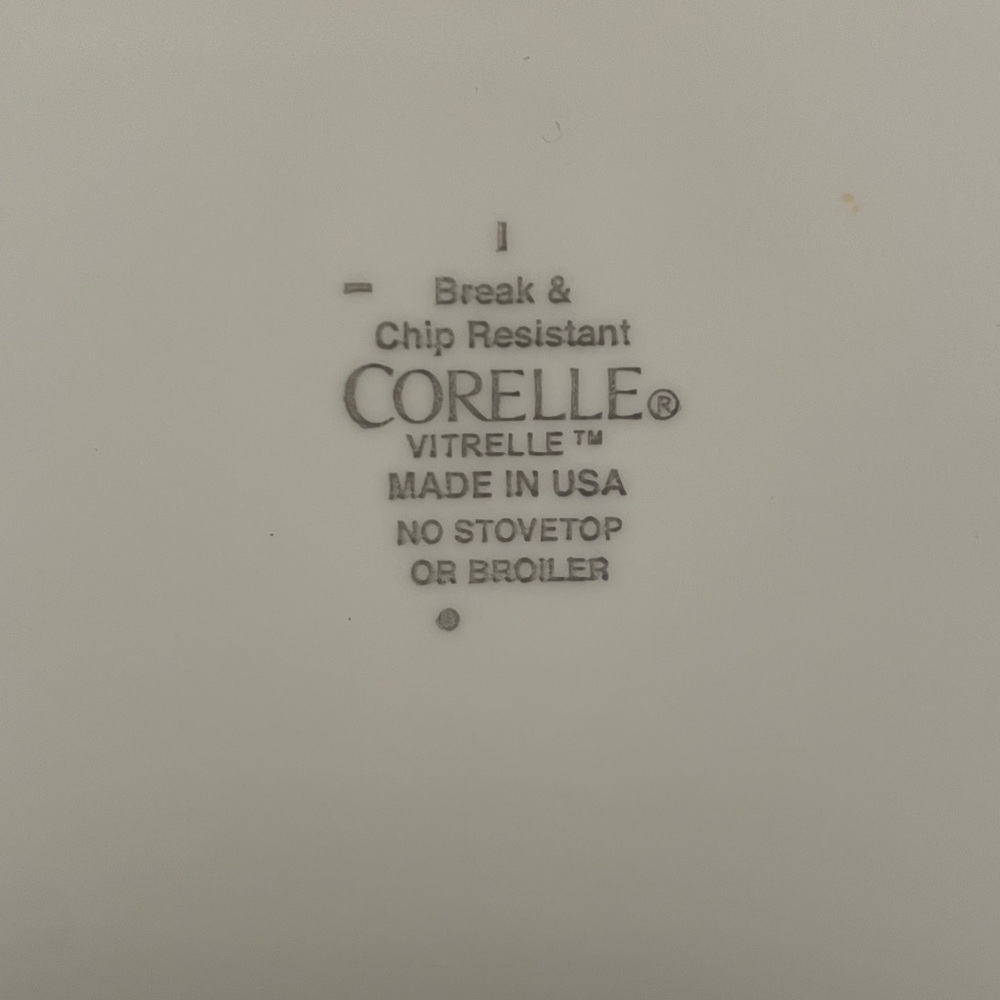 Set of 6 CORELLE MEMPHIS Dinner Plates with Colorful Border 10 1/4” Each - Picture 9 of 9